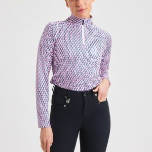 Addy Long Sleeve, Logo Rose